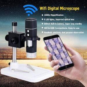wifi digital microscope 1000x, میکروسکوپ دیجیتال وای فای 1000x